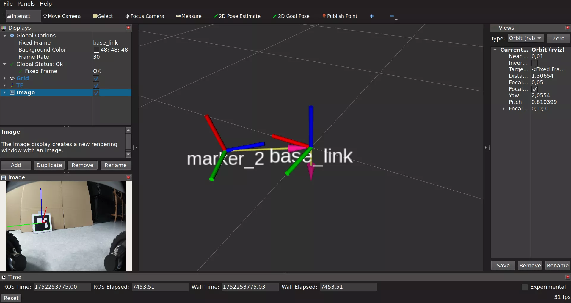 Adding Marker topic to visualization marker in RViz